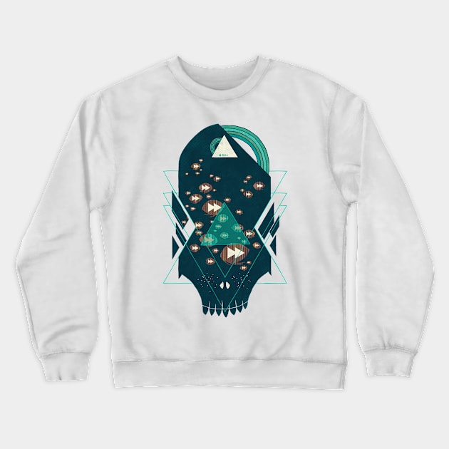 Fast Forward Crewneck Sweatshirt by againstbound